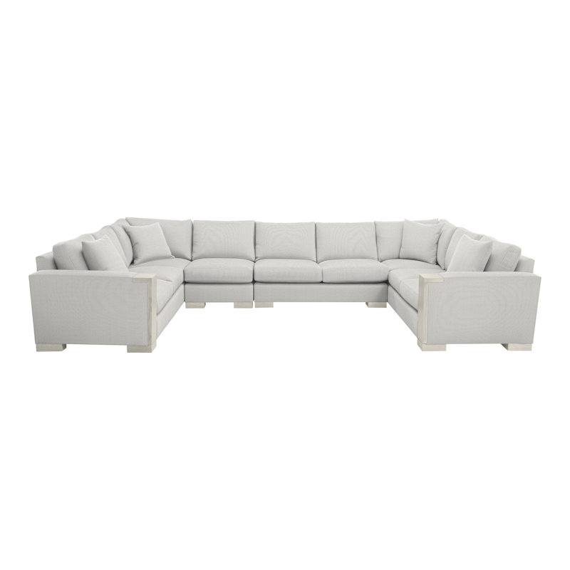 Abingdon By Michael Weiss Upholstered Sectional Symmetrical, Callaloo Cotton, Wrenn