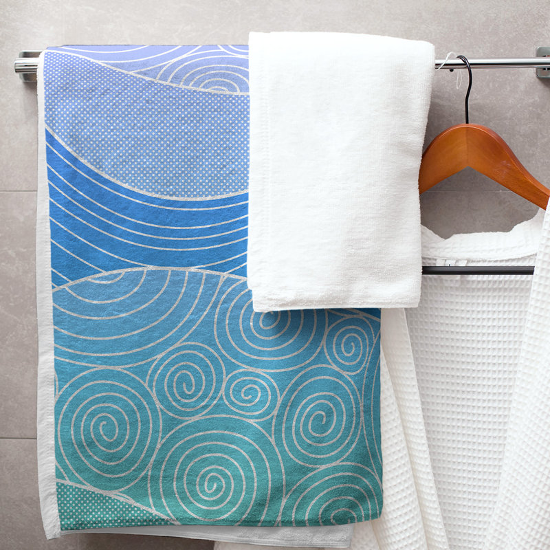 Katelyn Elizabeth Bath Towel, Peacock Ombre