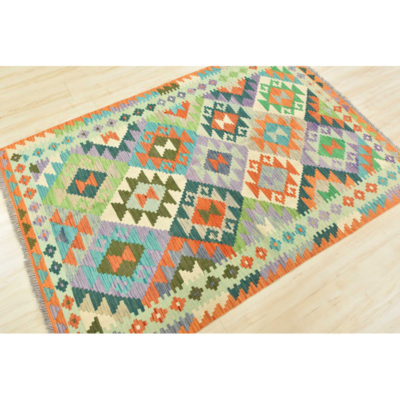 One-of-a-Kind 4'1'' X 5'11'' Wool Area Rug in