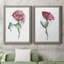«Watercolor Floral Contour I», toile encadrée de qualité supérieure - prête à être accrochée-689006008-689006014