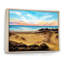 Golden Beach Horizon Landscape - impression nautique et côtière sur bois-2114164539-2114164543