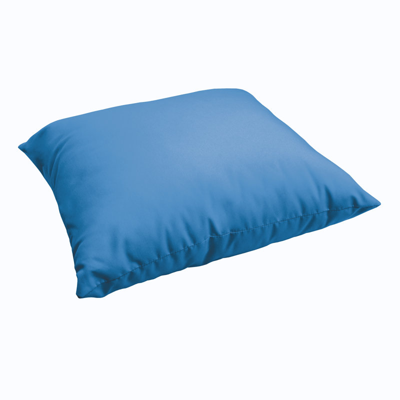 Selene Outdoor Square Pillow Cover & Insert, Light Blue