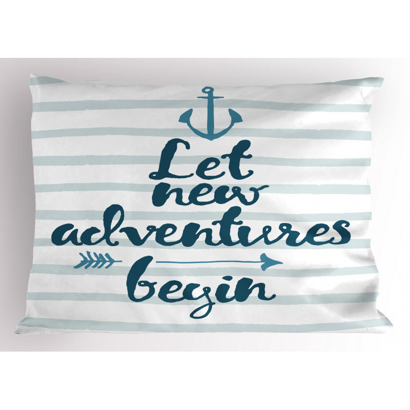 Narwhal Polyester Sham Set, Twin