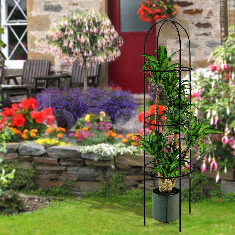  Garden Metal Obelisk Trellis