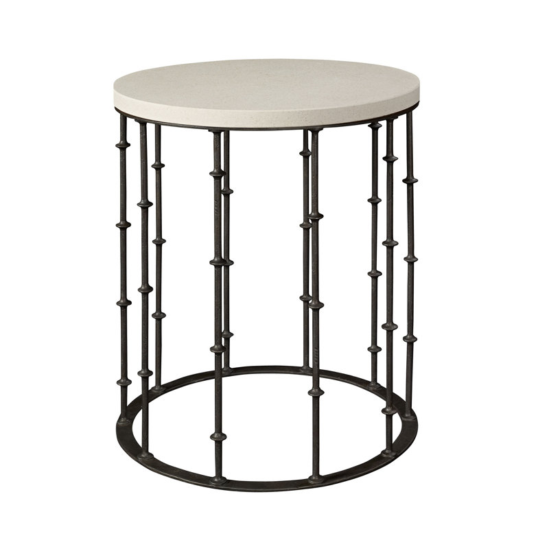 Astor Side Table With Stone Top