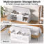 Banc de rangement pour chaussures 10 paires avec plateau relevable