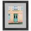 Cadre 12 po x 24 po simple noir mat-70819348