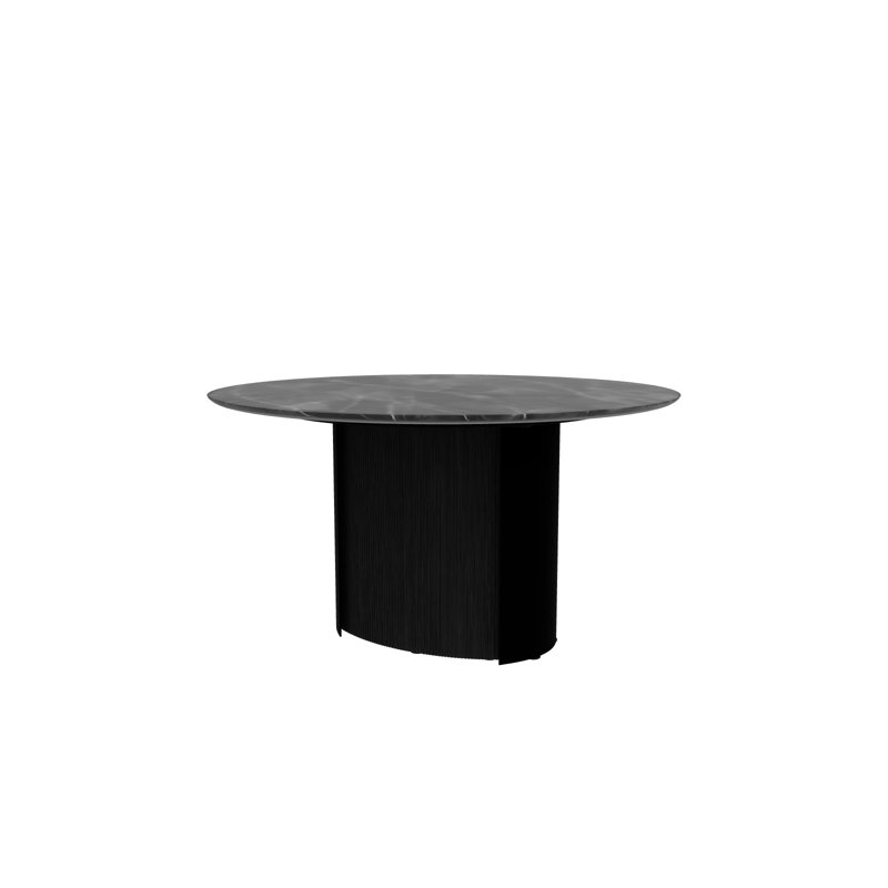Yoroi Extendable Tables, Black Statuary Marble