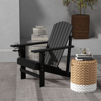 Chaise Adirondack d'extérieur Abilene, bois
