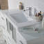 Ensemble de meuble-lavabo de salle de bain simple avec miroir 54 po Mance-24551125