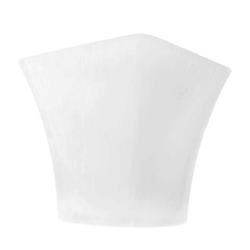 4 Inch Frosted Replacement Light Glass Shade, Torino Collection, White