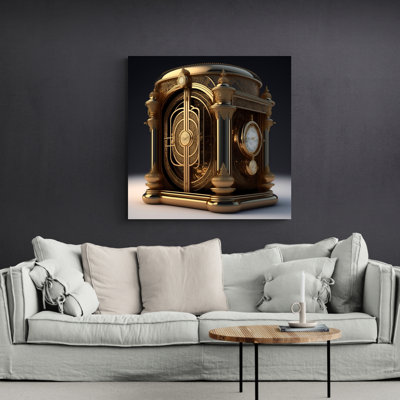 «Time Machine Rca» par Stephen Chambers, impression sur toile tendue