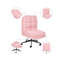 Latitude Run Teddy and Boucle Office Chair-1027957451