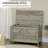 Farmhouse Storage Chest, Lift Top Box Organizer With Safety Hinge, Entryway Cabinet