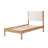 Ardin Solid Wood Bed Frame With Cream Boucle Upholstered Headboard-163693306-163708920