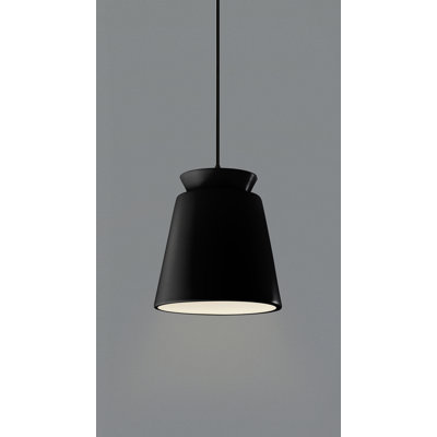 Luminaire suspendu conique à 1 lumière Logan