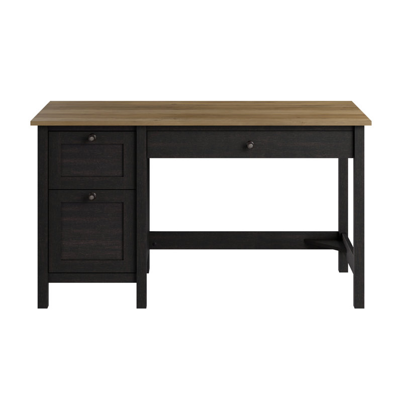 Bureau Ovia l 54 po, Pin rétro / noir
