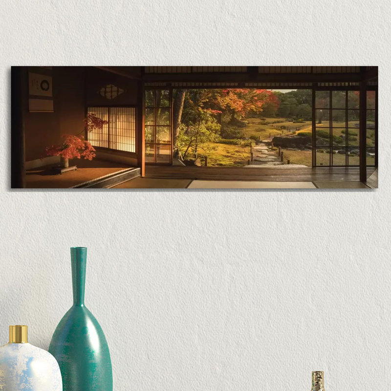 Autumn In Japan XVIII by Daniel Kordan - Panoramic Print on Canvas, Wrapped Canvas, 121.92 cm H x 40.64 cm W x 3.175 cm D