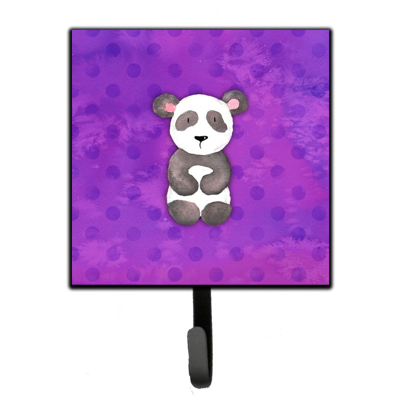 Organisateur de clés murales avec crochets clés polkadot panda bear Cosmos