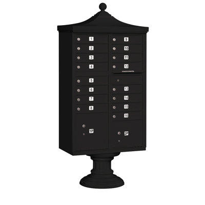 Regency Aluminum Multi-Unit Mailbox with Newspaper Compartment
