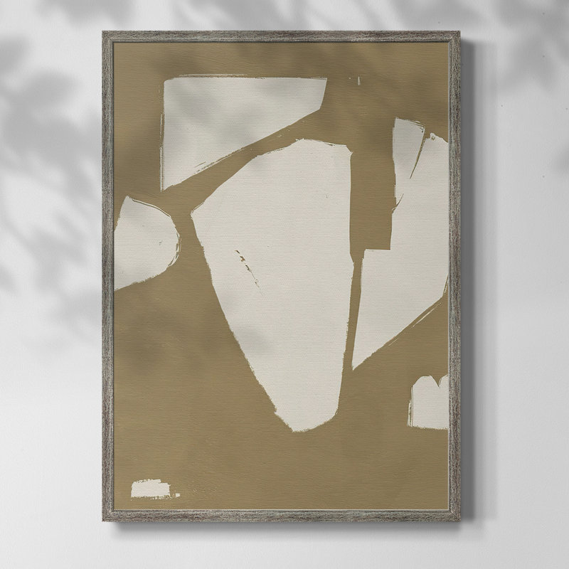 ChunkyAb Abstract II, reproduction encadrée - bois massif, H 30 po x l 24 po