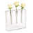 7" Clear Crystal Clear Square Table Vase