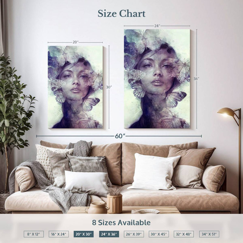 Leisha Adorn, 36" H x 24" W