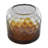 Nelligan Glass Faceted Ombre Geometric Decorative Jars with Diamond Knobs Set-1499132832