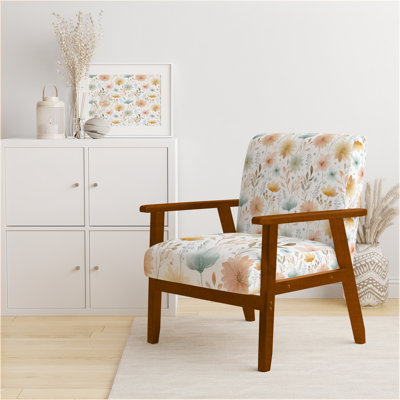 Floral Upholstered Chair - Four Seasons  Arm Chair