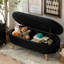 Banc de rangement avec repose-pieds ovale-1294592084