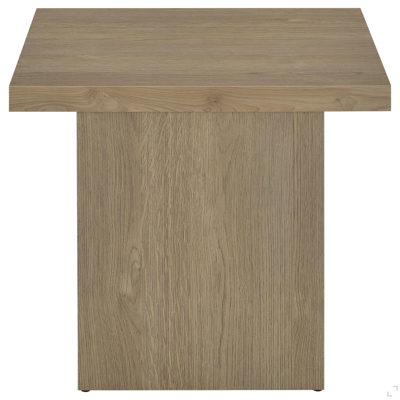 Square Plinth End Table