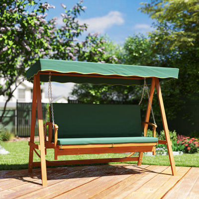 3 Person Porch Swing with Canopy