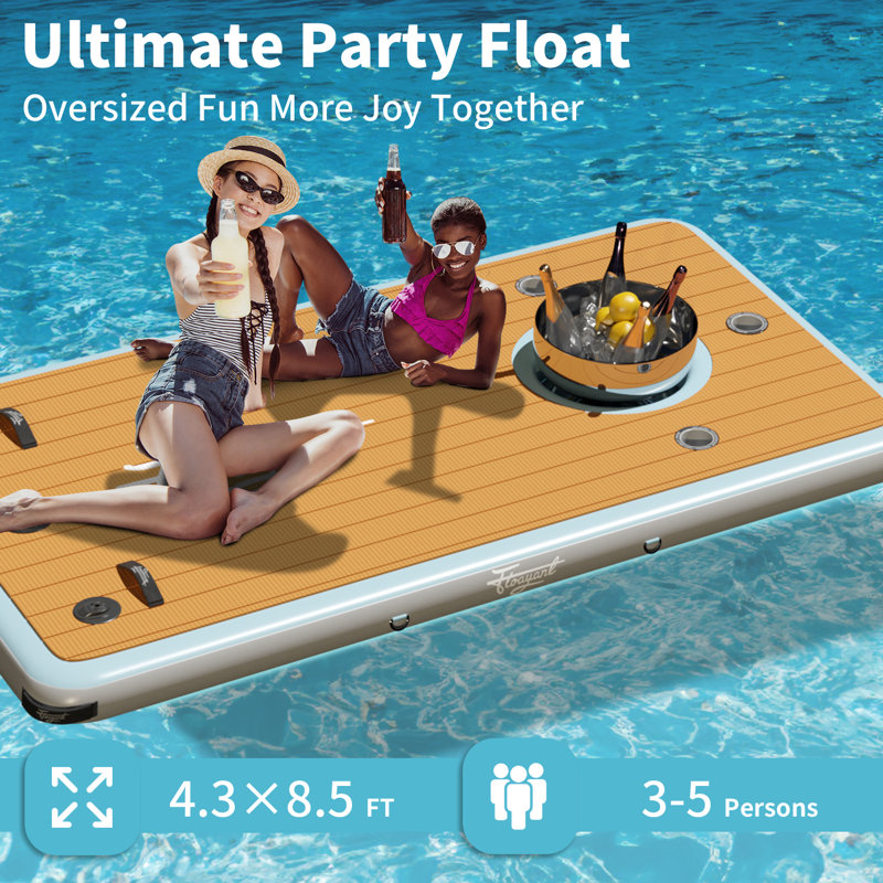 Inflatable Pool Floats Adult Patio Dock Adult