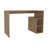 Solid 47" Wide Four Shelves Writting Desk, Home Office, Living Room, Gamer Desk Natural Oak