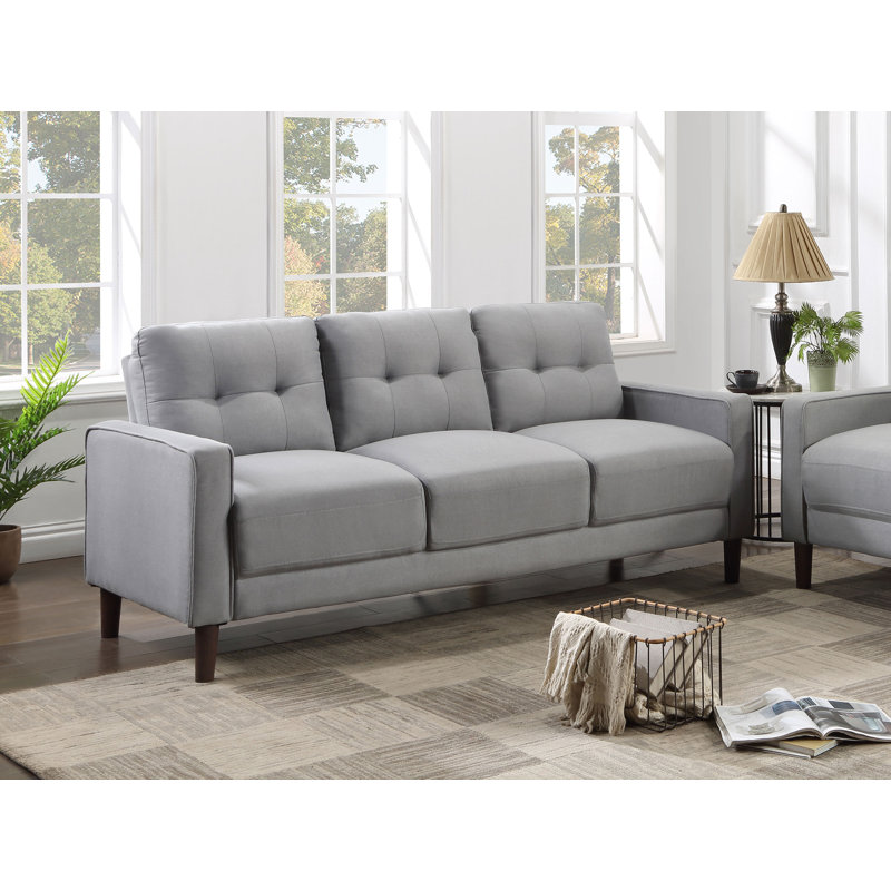 Canapé Lamorteau, Polyester gris