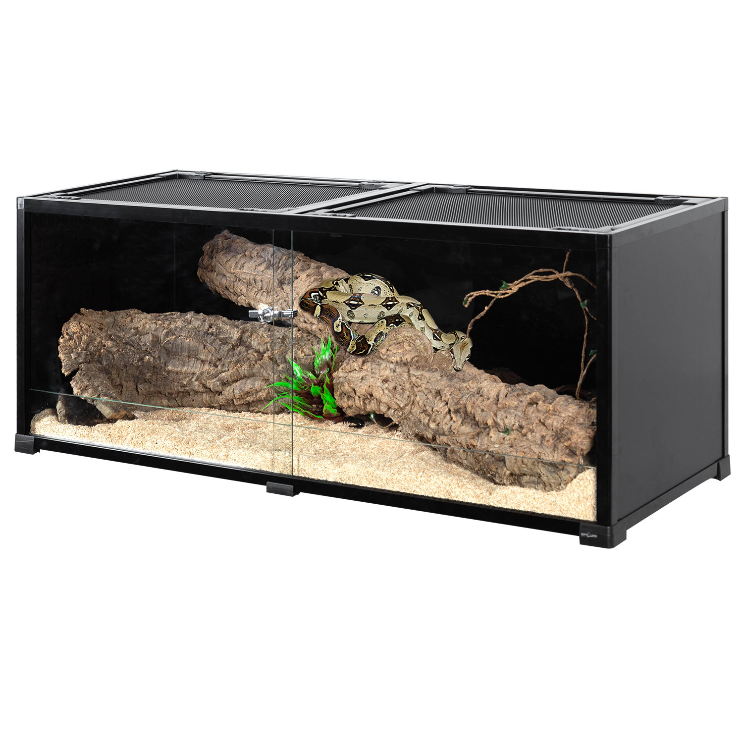 REPTIZOO 48'' x 18'' x 18'' Glass Reptile Terrarium | Wayfair