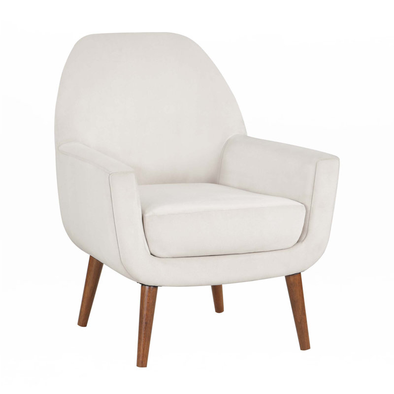Fauteuil en velours Astrid