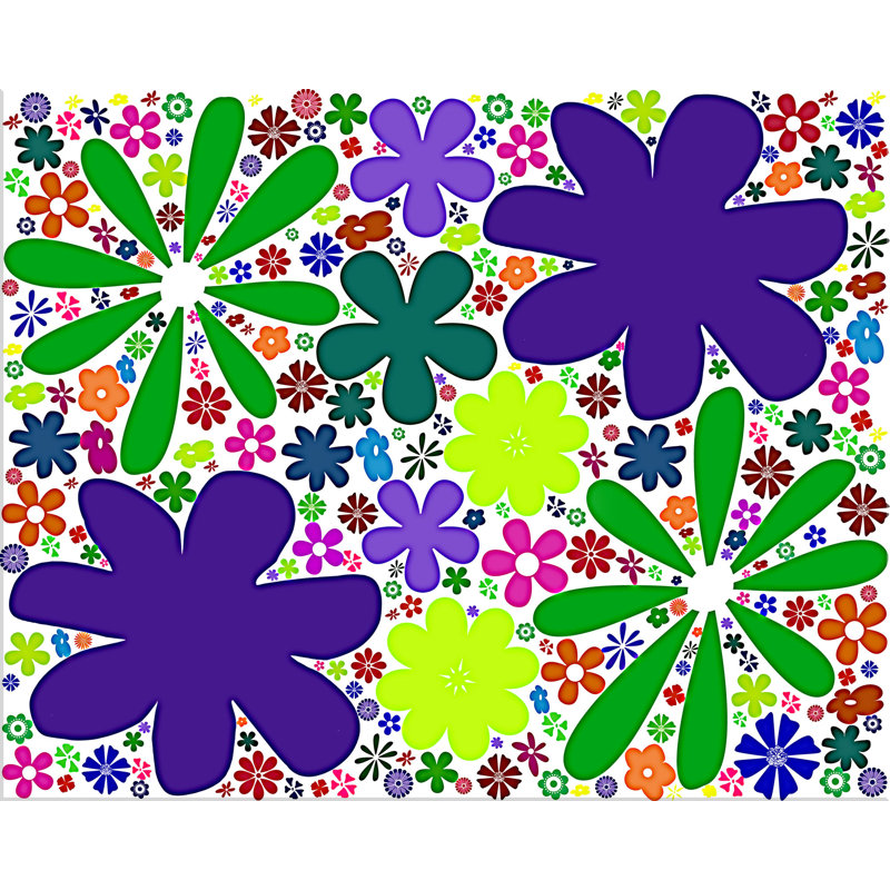 Crazy Daizy Print by Larry Laslo