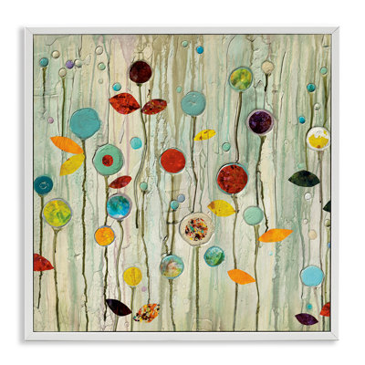 Art giclée abstrait à motif floral fantaisiste par Classic Collection