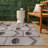 Matthew Modern Geometric Cream/Black Indoor/Outdoor Rug-300109202