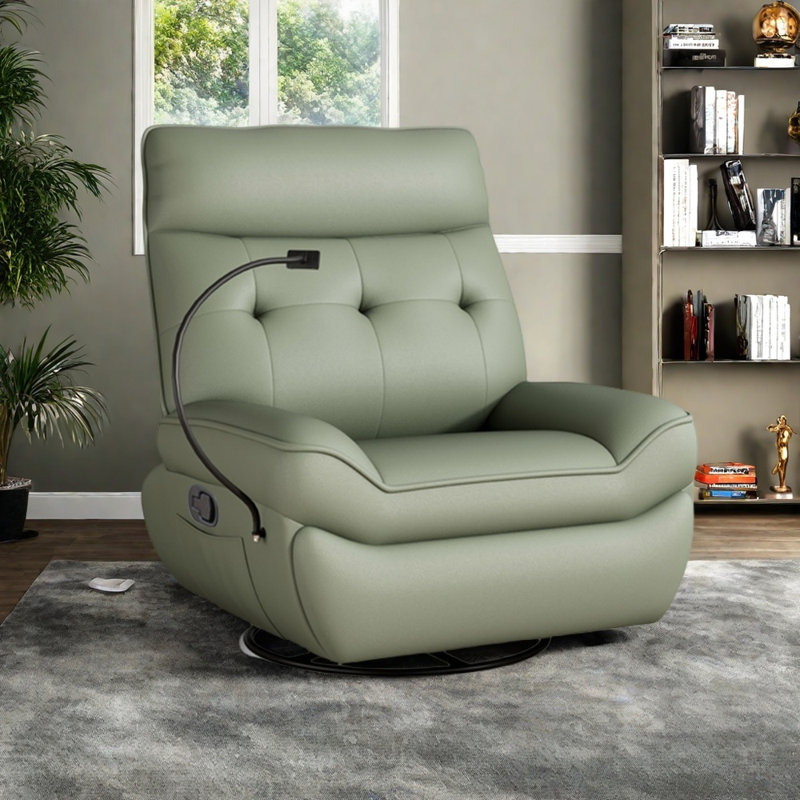 Fauteuil inclinable multifonctionnel et confortable, Vert
