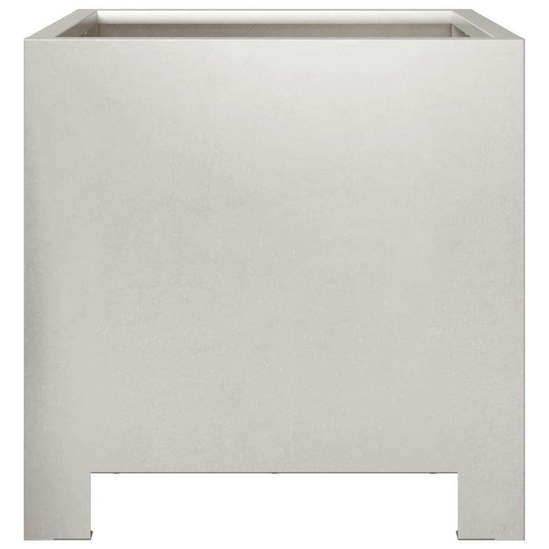 Ashvini Planter Box, Stainless Steel, 11.81" H x 11.81" W x 11.81" D