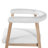 Nordica 25'' Seat Height Modern Mid-Century Upholstered Counter Stool with Backrest-465334347