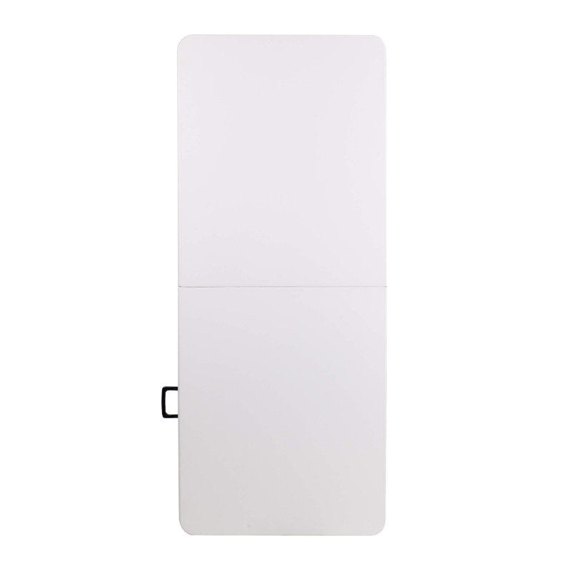 6" Rectangular Plastic Folding Event Table, Portable Banquet Table For Indoor/Outdoor Events, White