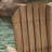 Acacia Wood Adirondack Barstools, Set of 2