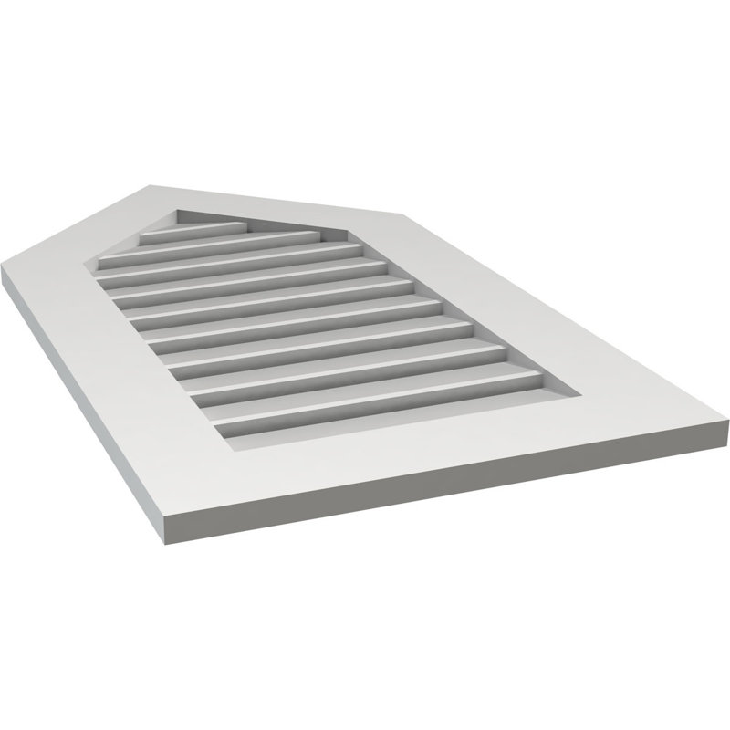 Ventilé à pignon fonctionnel en uréthane Signature, H 36 po x l 20 po x P 1 po, 12/12
