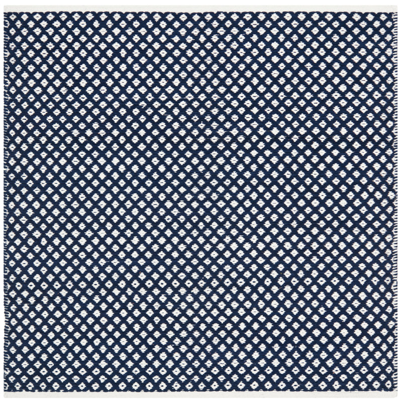 Tapis en coton Alpizar, Carré 4 pi