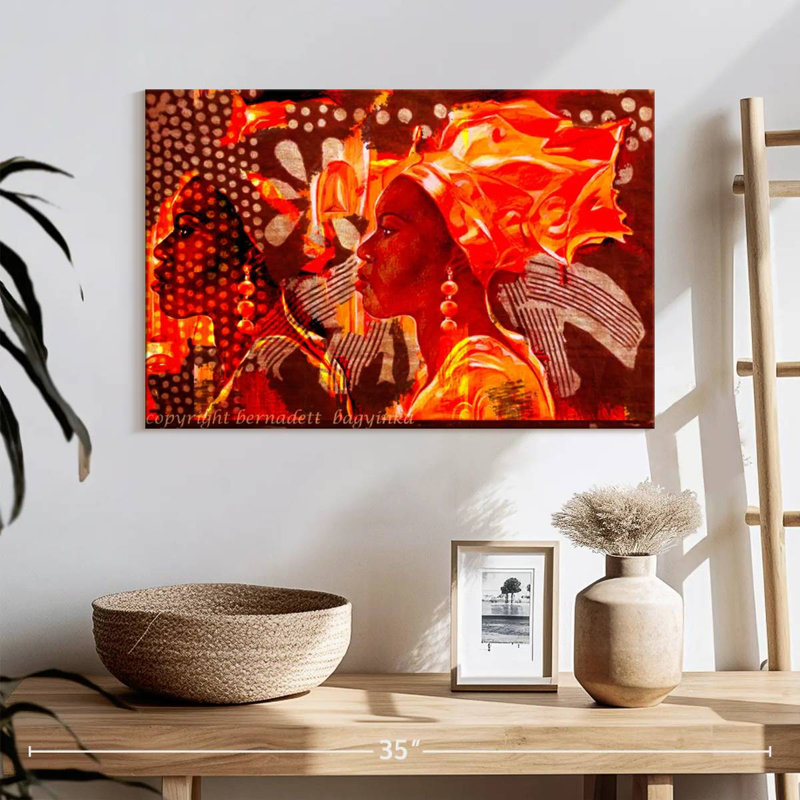 Leisha The Mask Double, 16" H x 24" W