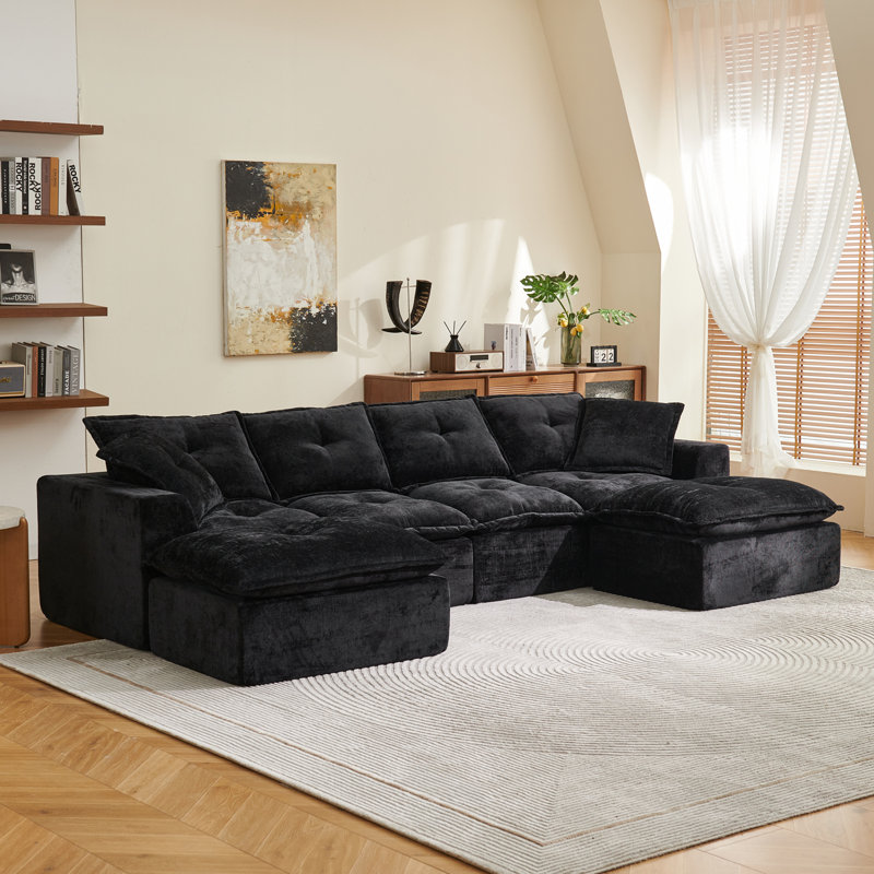 Sectional, Black