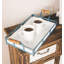 Ensemble de 2 plateaux décoratifs en métal Vanmatre